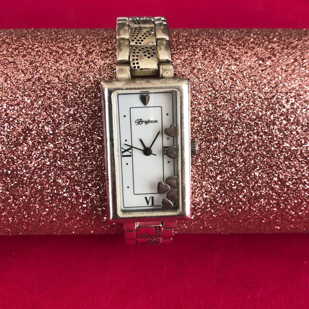 COPY - Brighton floating heart watch silver. Orig $139